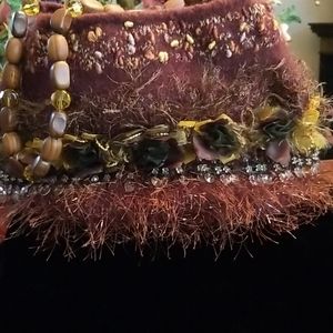 Beaded carpet handbag NWOT